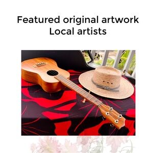 Featuring island inspired original art